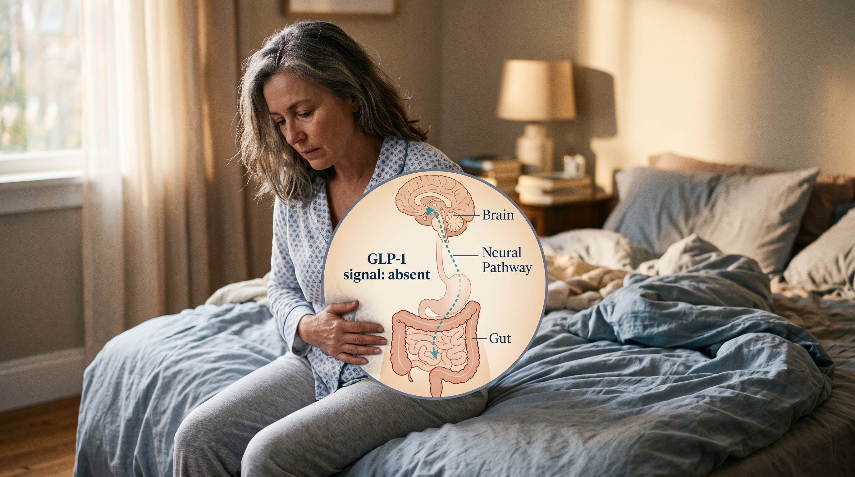 GLP-1 gut-brain pathway
